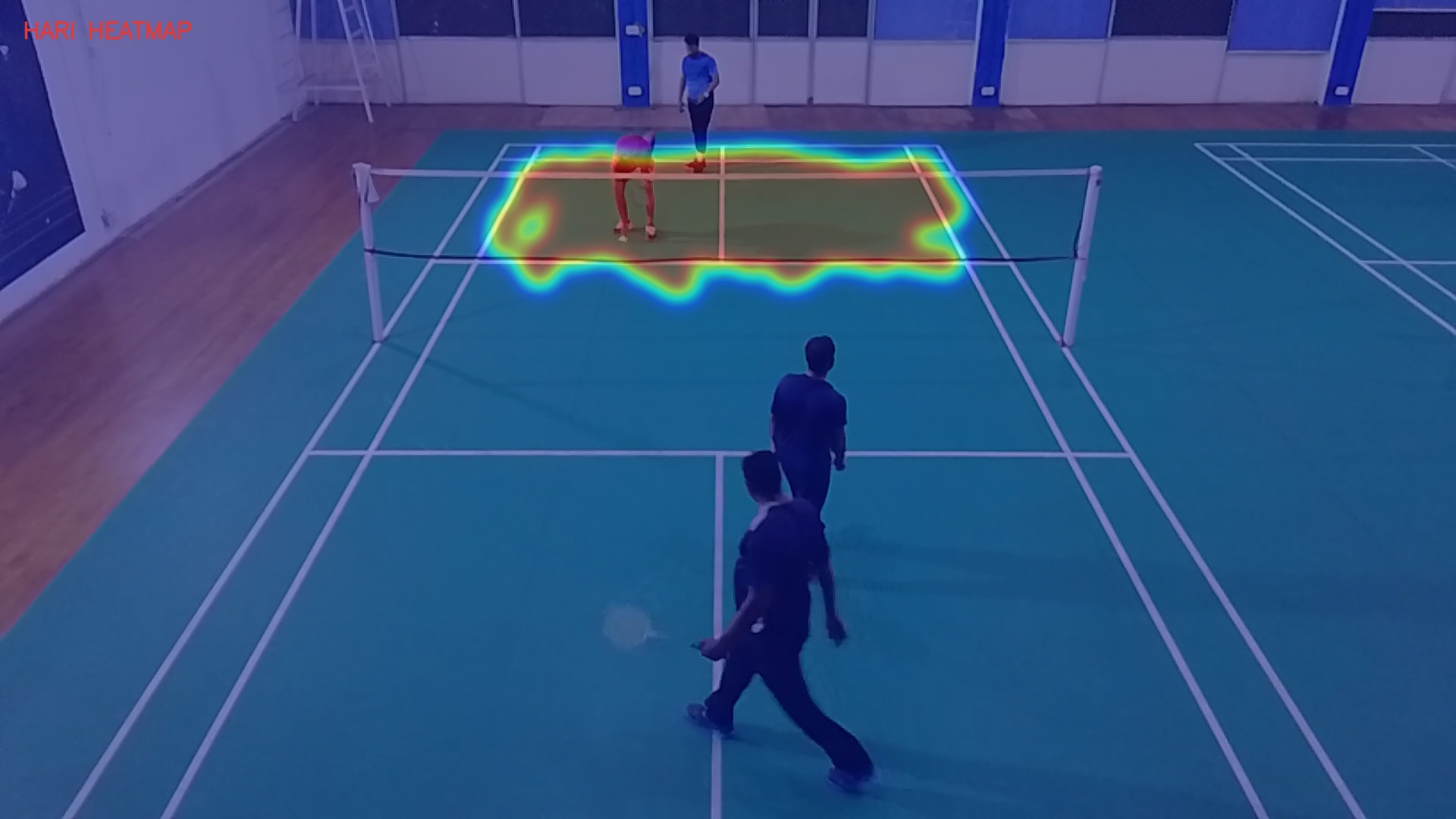 Hari court heatmap